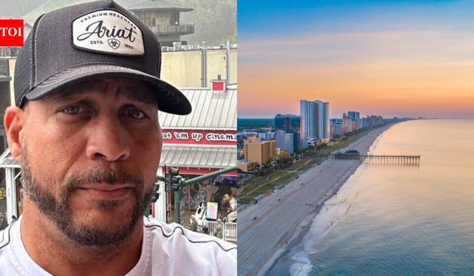 Father of four Derrick Moore jumped into a Myrtle Beach rip current to save a 10-year-old girl; she survived, but he was swept away