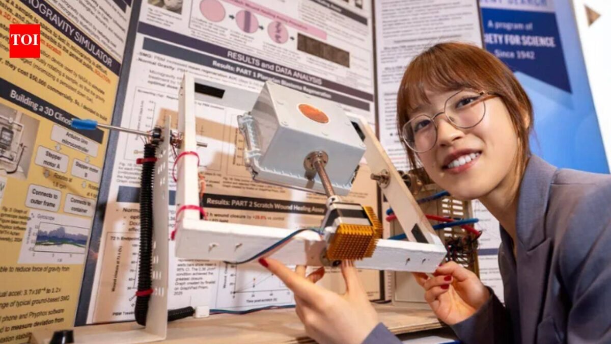 San Diego's Leanne Fan, 18, built a device to simulate microgravity and tested red light on injured flatworms; tissue regeneration sped up by 95.2%, helping her win $80,000