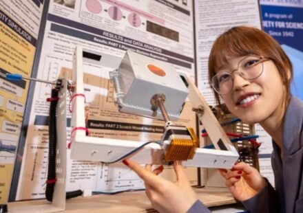 San Diego's Leanne Fan, 18, built a device to simulate microgravity and tested red light on injured flatworms; tissue regeneration sped up by 95.2%, helping her win $80,000