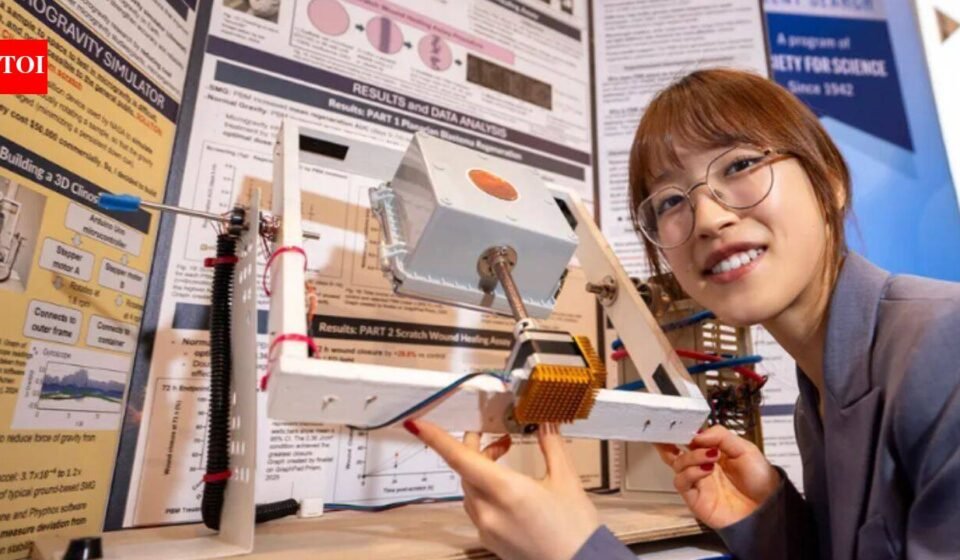 San Diego's Leanne Fan, 18, built a device to simulate microgravity and tested red light on injured flatworms; tissue regeneration sped up by 95.2%, helping her win $80,000