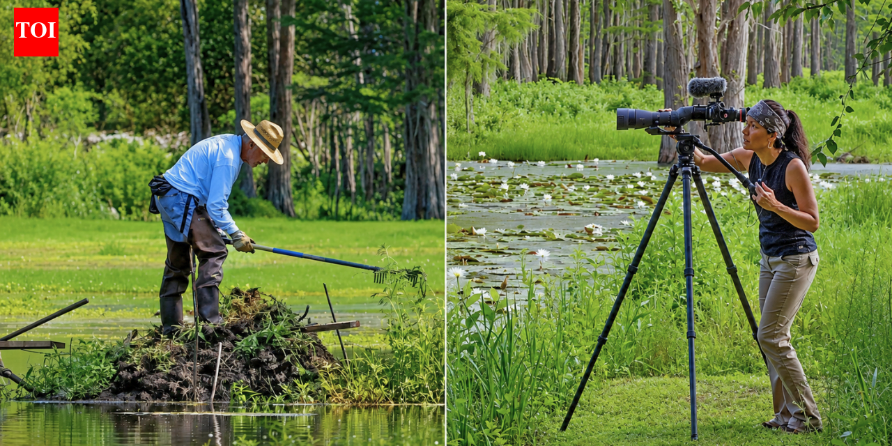 A Florida couple bought a 45-acre swamp to protect it from development; 15 years later, 275 wood storks were nesting there in a thriving ecosystem filled with wildlife