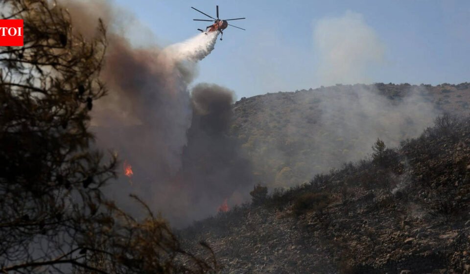 Europe wildfires: 2 dead, 500 evacuated as twin blazes hit Greek island near Athens
