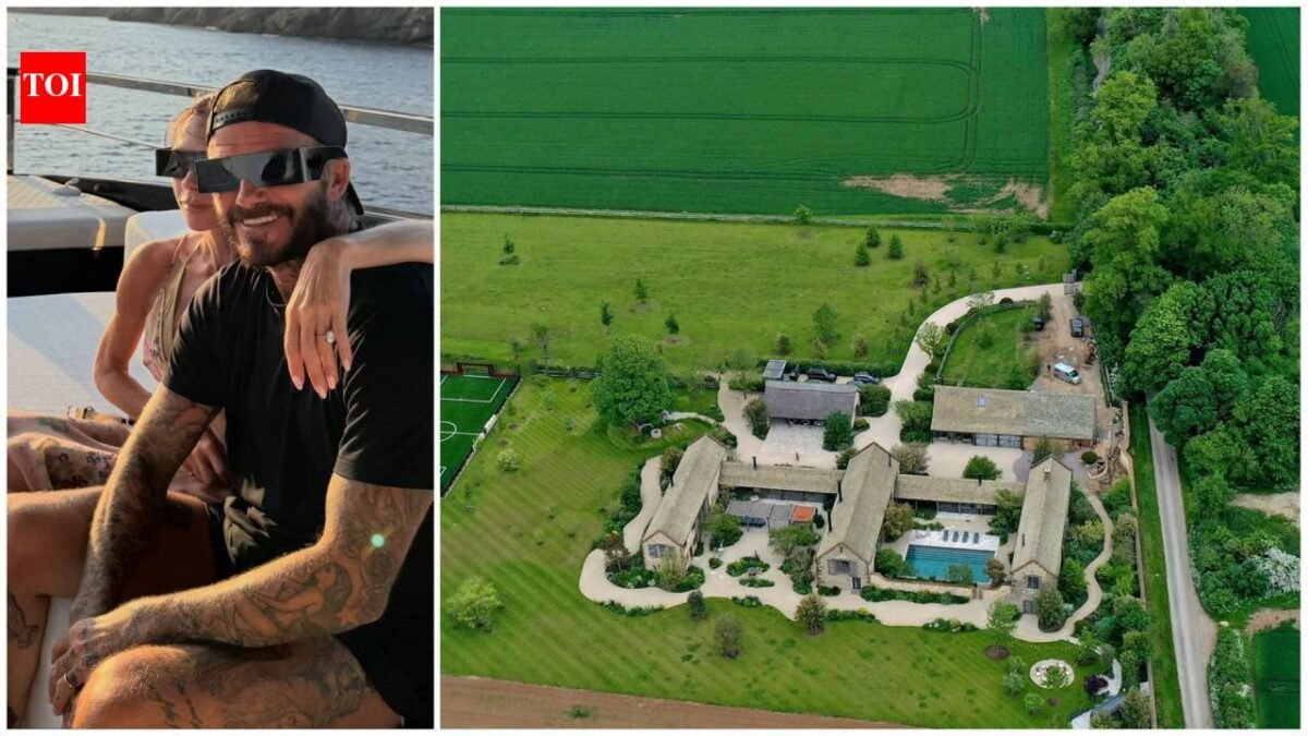 David and Victoria Beckham win planning battle for 'Blackpool-style' lake illuminations, hot tub and firepit at £6.15 million Cotswolds home despite Australia-based critic