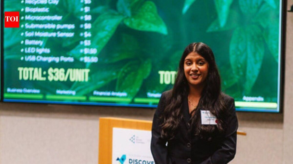 Meet Tiya Aggarwal, the Canadian high school student who built a smart watering system that automatically adjusts itself for more than 150 plant species