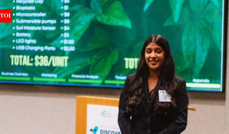 Meet Tiya Aggarwal, the Canadian high school student who built a smart watering system that automatically adjusts itself for more than 150 plant species