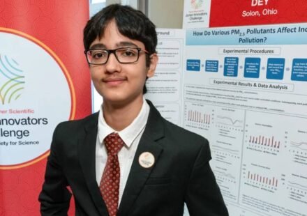 Meet Archishman Dey, the Ohio eighth-grader who tested an air fryer, candle, humidifier, gas and incense; incense produced the most fine-particle pollution