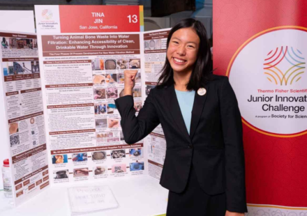 Meet Tina Jin, the 15-year-old Massachusetts student who turned animal bones into a new material for cleaning polluted water