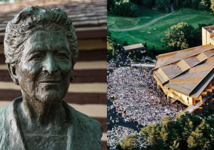 In 1966, a 71-year-old woman donated nearly 100 acres of her Virginia farm and money for an amphitheatre; the land became America's only national park dedicated to the performing arts