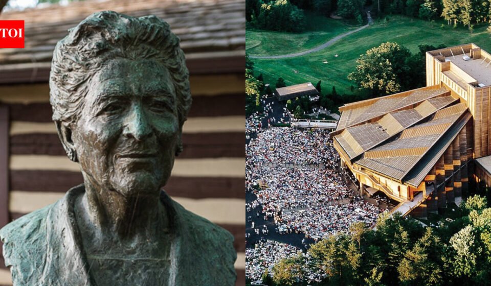 In 1966, a 71-year-old woman donated nearly 100 acres of her Virginia farm and money for an amphitheatre; the land became America's only national park dedicated to the performing arts