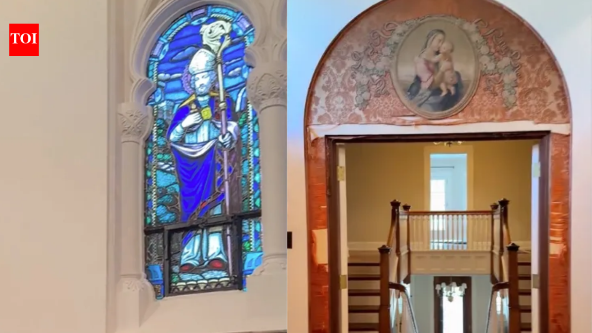 In 2016, an Indiana family bought a former bishop's residence with its own private chapel; after nine years restoring it, the century-old home is listed for $1.28 million