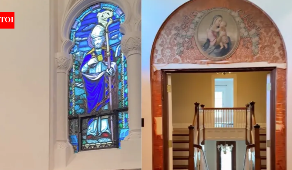 In 2016, an Indiana family bought a former bishop's residence with its own private chapel; after nine years restoring it, the century-old home is listed for $1.28 million