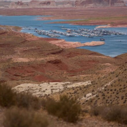 America's Lake Powell reaches record low, experts warn against propping; Utah Governor says it's not time to let the lake go