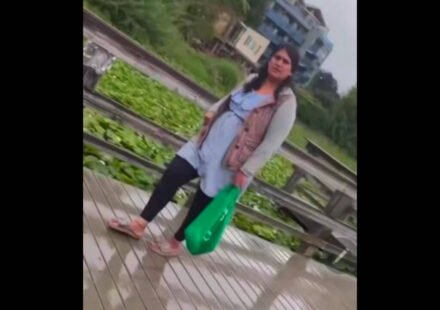 Woman seen dumping garbage in a lake in Canada's Abbotsford fined for $1000, police sergeant says 'don't make it a race thing'