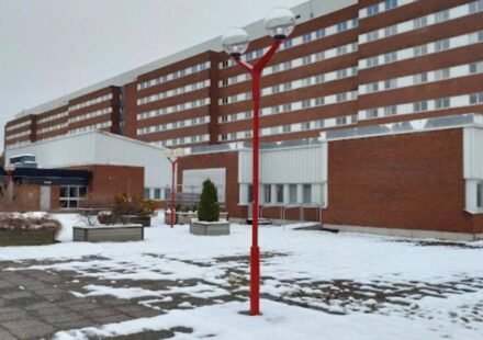 A Swedish hospital stores winter snow under wood chips and pumps its meltwater through the building in summer; in its first year it supplied 93% of cooling demand