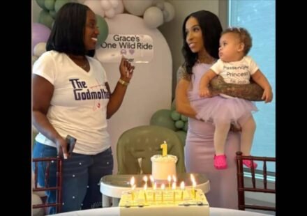 A Michigan woman gave birth in the back of an Uber; one year later, the driver returned for the baby's 'One Wild Ride' birthday as her godmother