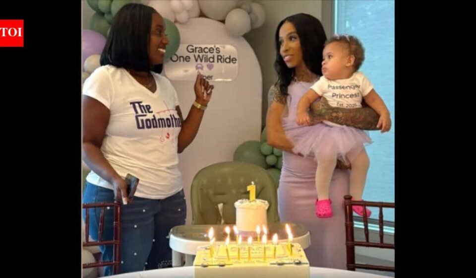 A Michigan woman gave birth in the back of an Uber; one year later, the driver returned for the baby's 'One Wild Ride' birthday as her godmother