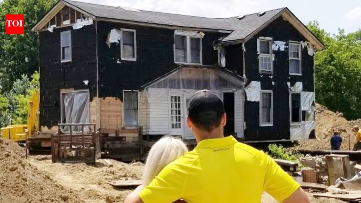 In 2018, a young Michigan couple bought an abandoned 160-year-old farmhouse for $26,000; with no renovation experience, they spent about $320,000 rebuilding it