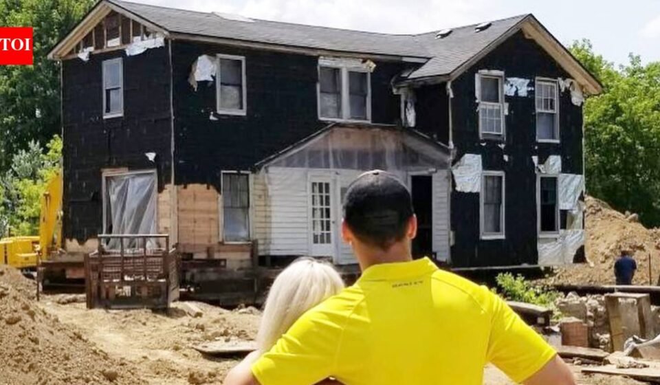 In 2018, a young Michigan couple bought an abandoned 160-year-old farmhouse for $26,000; with no renovation experience, they spent about $320,000 rebuilding it