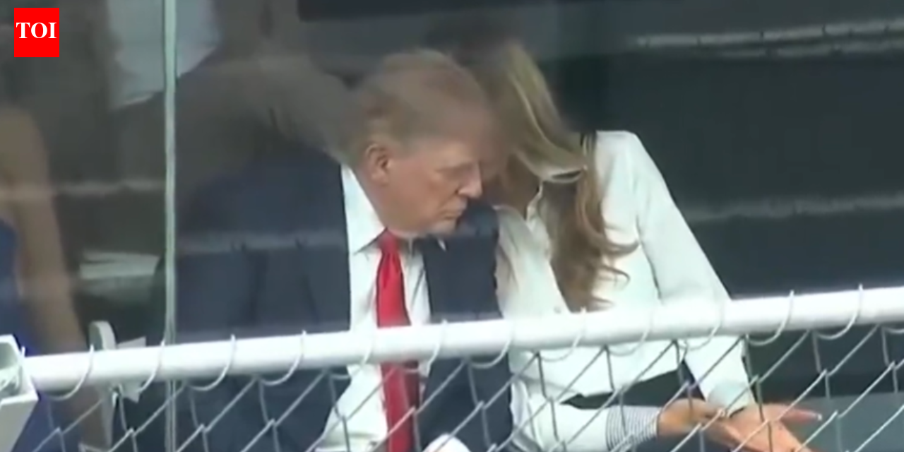 Trump, Melania in heated exchange? Brief Grand Prix video clip sparks online buzz
