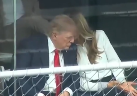 Trump, Melania in heated exchange? Brief Grand Prix video clip sparks online buzz