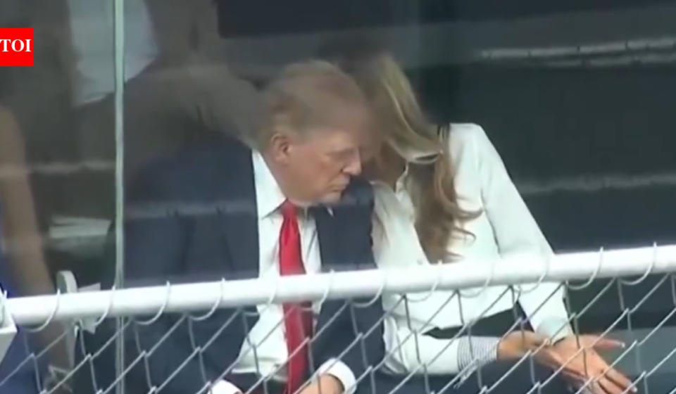Trump, Melania in heated exchange? Brief Grand Prix video clip sparks online buzz
