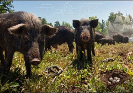 In the 1500s, Spanish explorers left pigs on a Georgia island as future food; centuries of feast and famine produced hogs that rapidly store fat and are now used to study obesity and metabolic disease