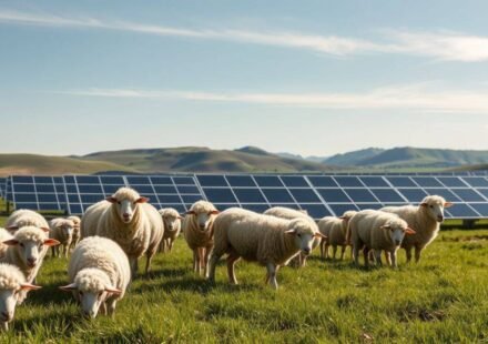 Texas turned 68,000 acres of solar farms into grazing ground for sheep; revealing how solar land could become a new resource for American farmers