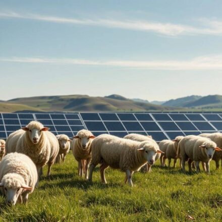 Texas turned 68,000 acres of solar farms into grazing ground for sheep; revealing how solar land could become a new resource for American farmers