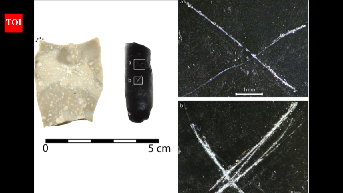 Archaeologists found 9,000-year-old arrowheads covered in strange markings; their purpose remains a mystery