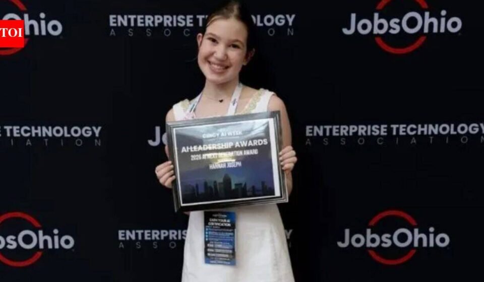 Meet Hannah Joseph, the Ohio sophomore who pitched a nonprofit helping seniors use technology and won an AI leadership award