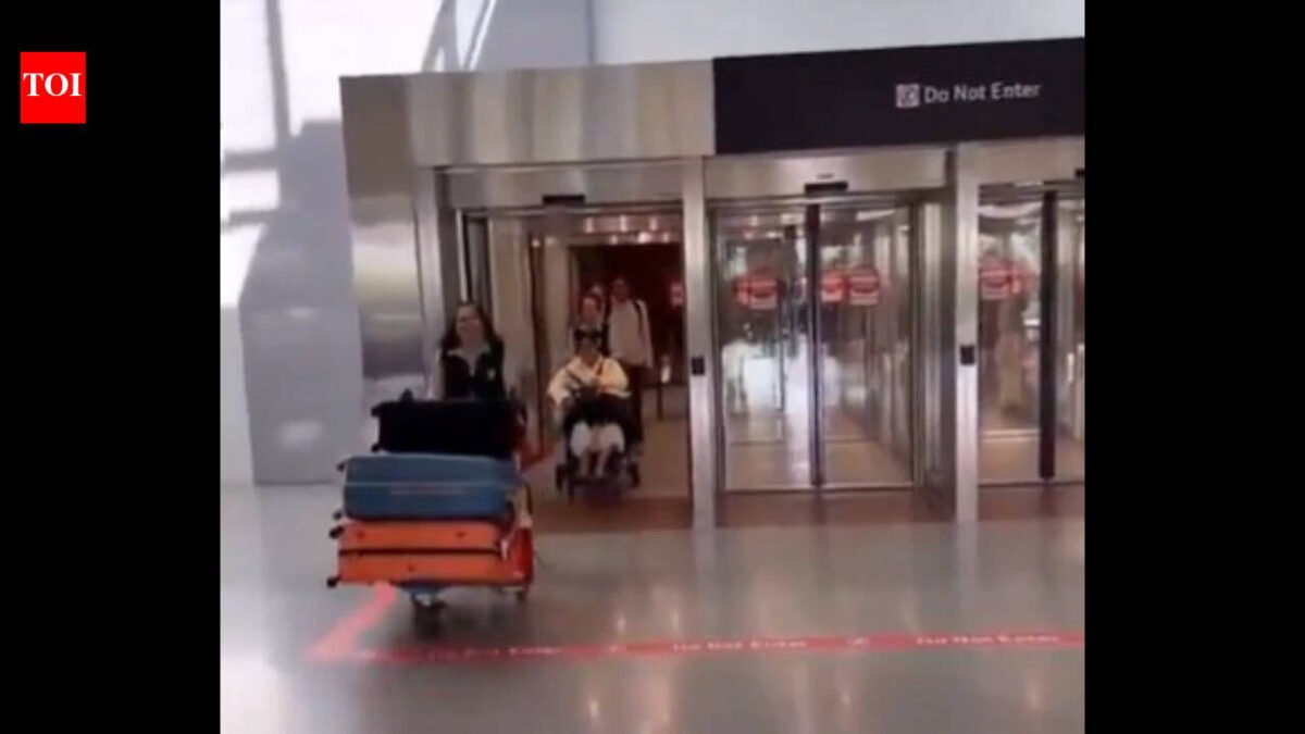 'Zero self-awareness': Indian-origin professor slams viral video of woman welcoming parents at US airport triggering wheelchair row