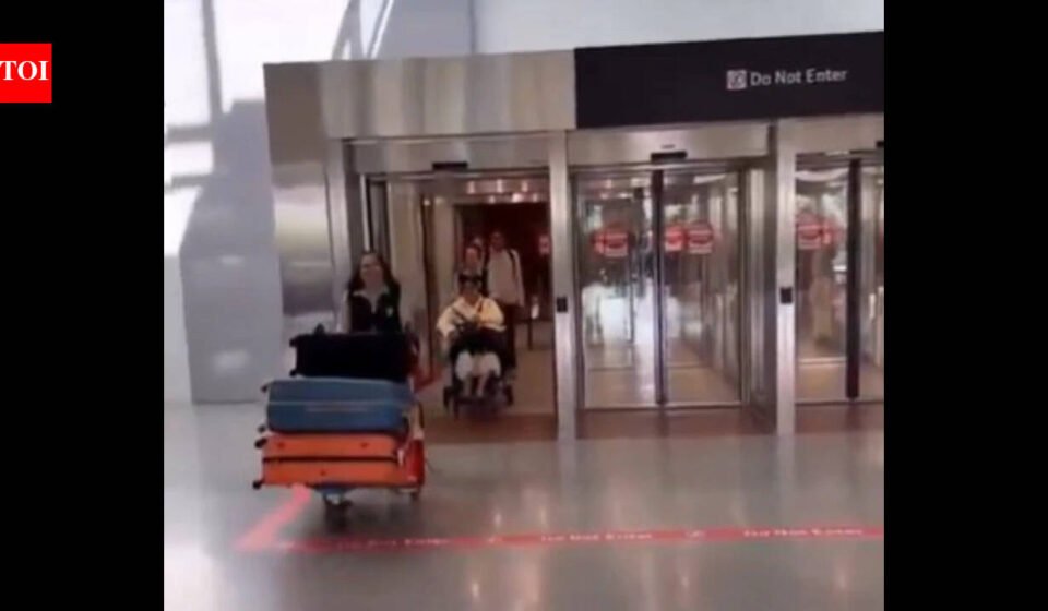 'Zero self-awareness': Indian-origin professor slams viral video of woman welcoming parents at US airport triggering wheelchair row