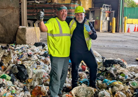 She accidentally threw away two rings while cleaning her New York home, including a 100-year-old family heirloom; her husband dug through 20,000 pounds of trash to find them