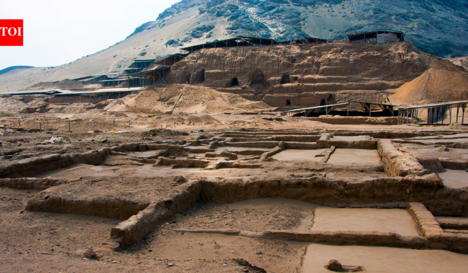 1,500-year-old child burial unearthed in Peru with whistles, a rattle and a striking sculptural vessel, archaeologists uncover clues to an ancient civilisation’s rituals