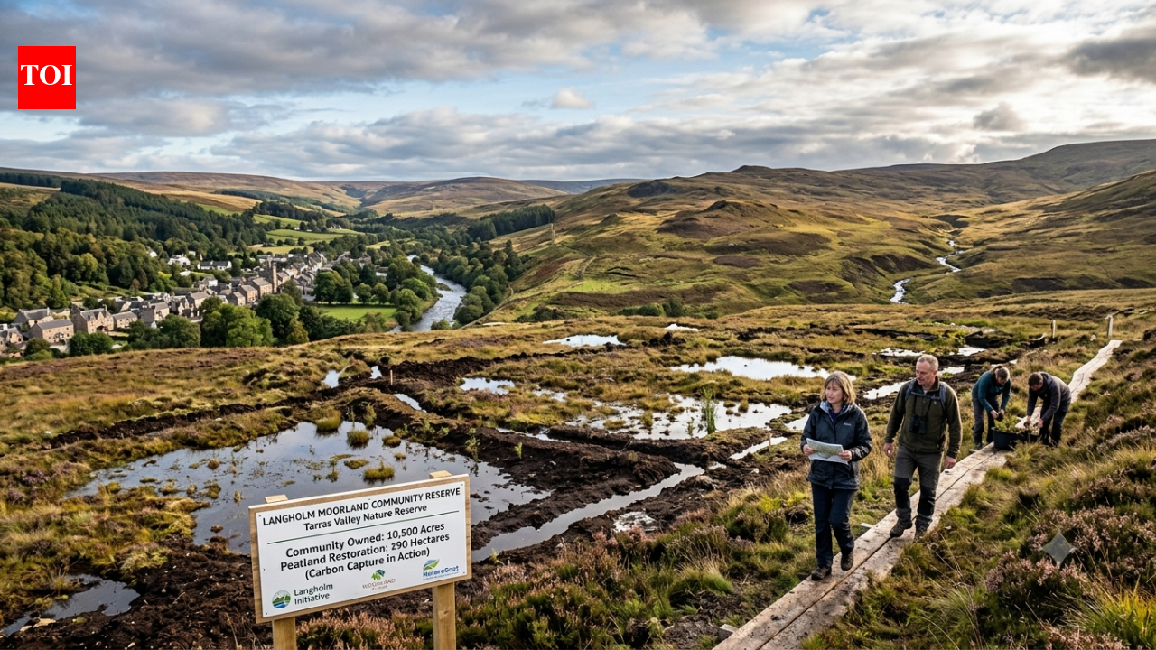 A small Scottish town raised £6 million to buy 10,500 acres from a major landowner; its new nature reserve is now restoring 190 hectares of degraded peatland