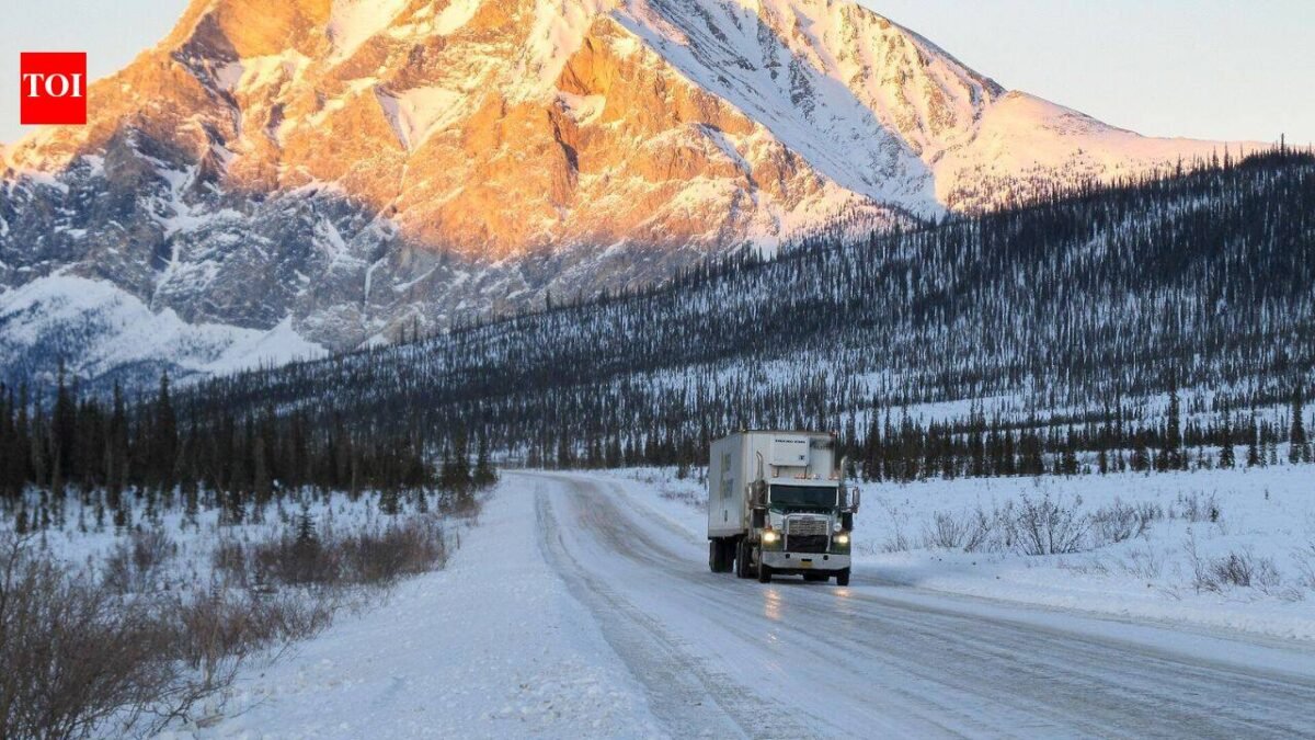 This 240-mile stretch on Dalton highway in Alaska with no petrol stations, restaurants or hotels is one of America’s remotest roadways that tests every driver to the limits