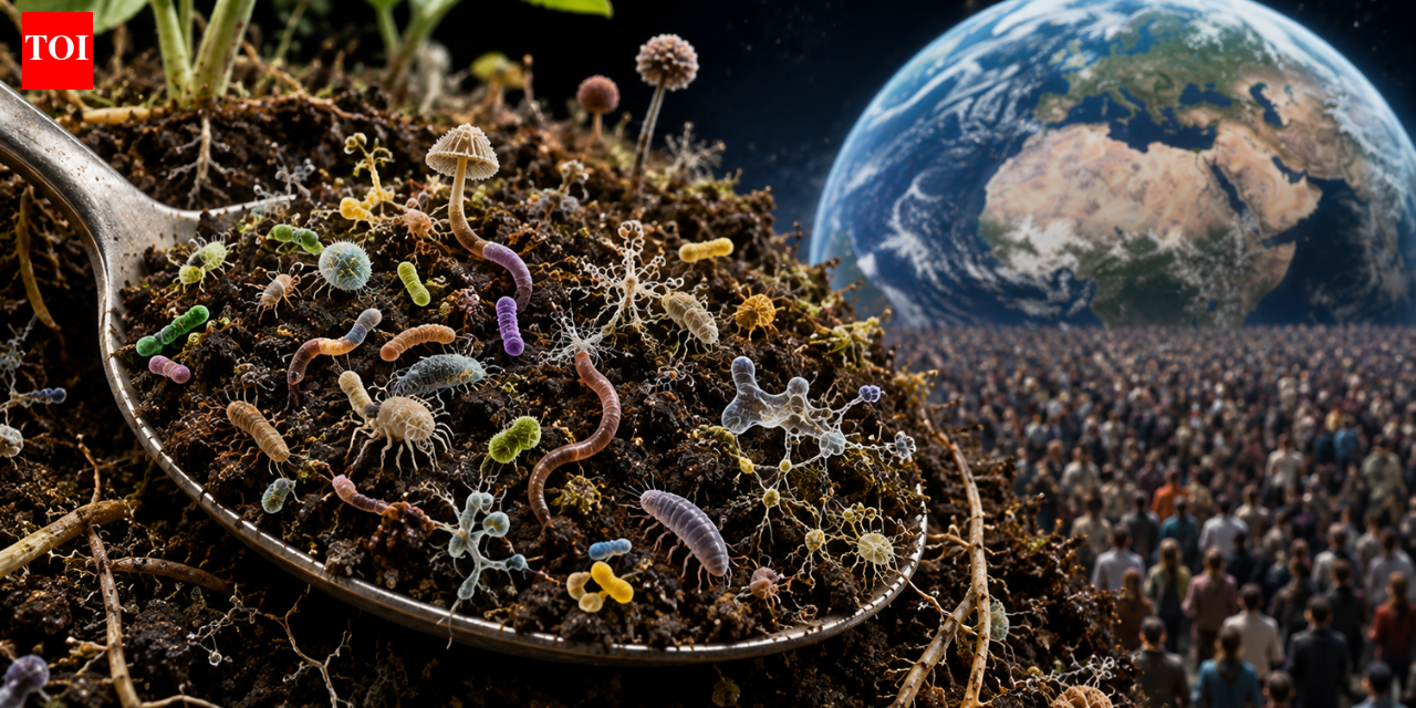 A teaspoon of healthy soil contains more living organisms than there are humans on Earth, yet scientists say most species remain unknown