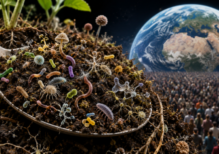A teaspoon of healthy soil contains more living organisms than there are humans on Earth, yet scientists say most species remain unknown