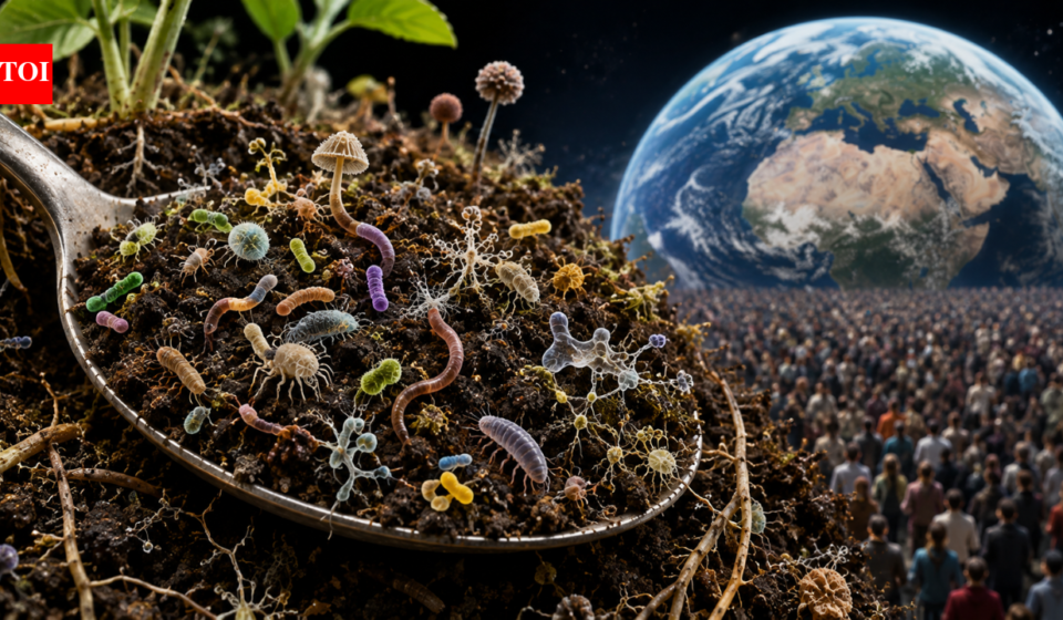 A teaspoon of healthy soil contains more living organisms than there are humans on Earth, yet scientists say most species remain unknown