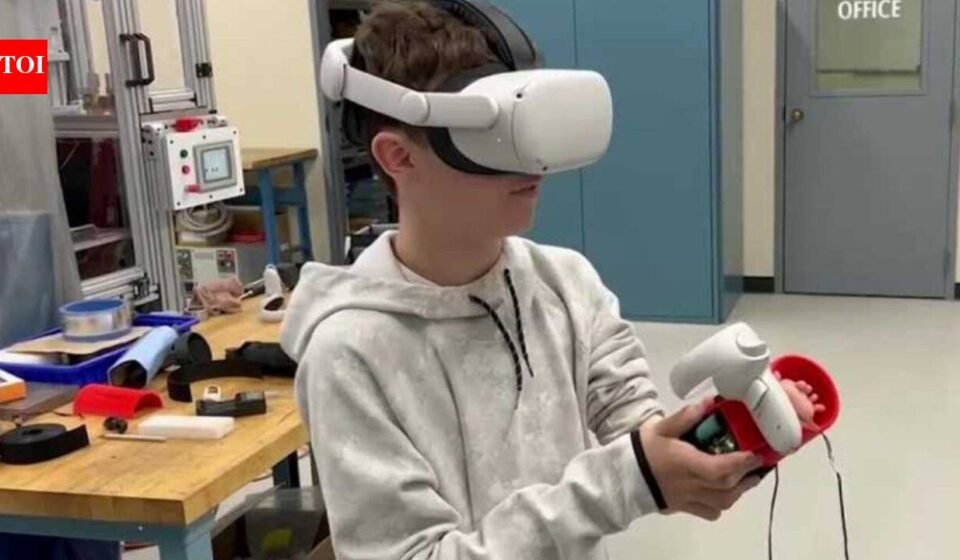Meet Scott Merrow, the 14-year-old New Hampshire gamer who built a 3D-printed adaptive VR controller after he found he could not grip the standard left-hand controller