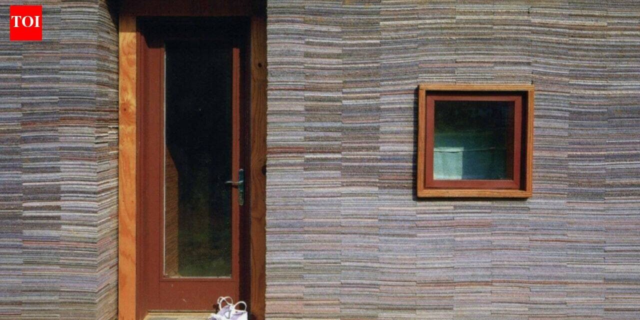 In 2002, Alabama architecture students stacked 72,000 worn carpet tiles into the walls of a family home; Rural Studio has now built more than 200 projects