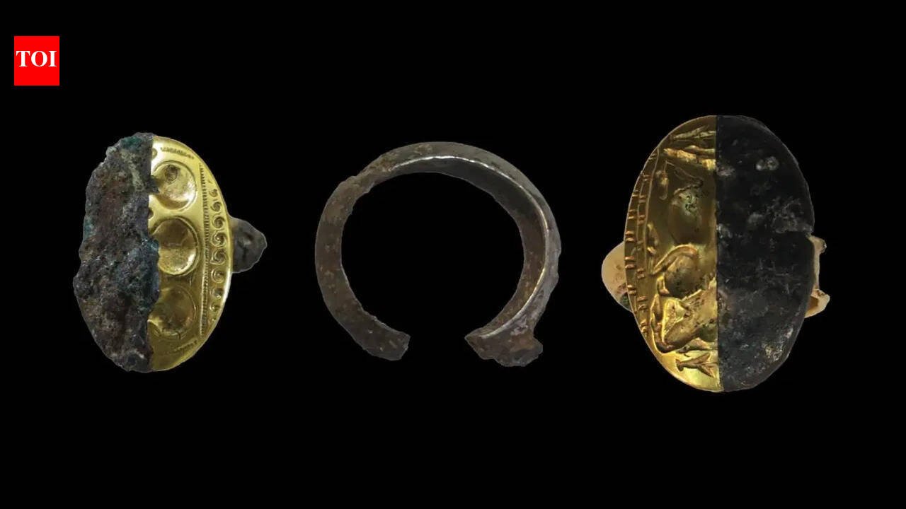 Ancient Greek elites wore jewellery made from metal that fell from space; scientists identified meteorite iron in 3,000-year-old rings