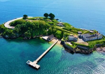 ‘Haunted’ Drake’s Island: Tiny UK island with Grade-II listed house, 6.4-acre site, mysterious underground tunnels and 43-bed hotel plan goes on sale for offers above £2 million