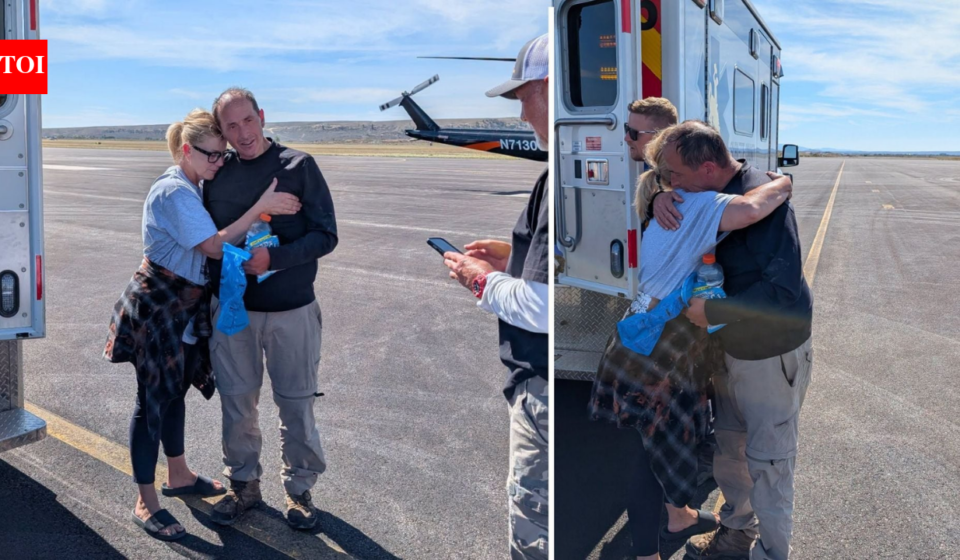 A 55-year-old Missouri official reached the 13,804-foot summit of Wyoming's highest mountain and signed its register; he then disappeared for 5 days before rescuers found him alive and severely dehydrated