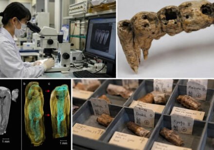 In the 1600s, people in Osaka ate dozens of species of fish, mammals and plants; 400 years later scientists found the evidence trapped in their teeth