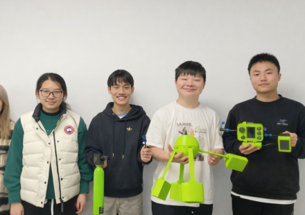 Meet Hao Ting Lyu, Qing Ying Cao, Bai Xuan Ye, Yuanhao Zhang and Jia An Pan, Chinese students who built a low-cost underwater messaging system for divers