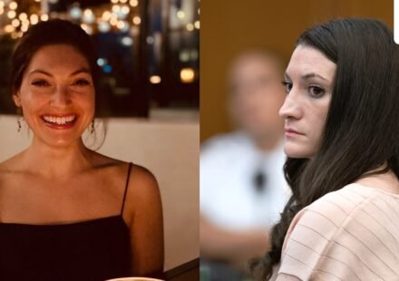 A bizarre theory has blamed Dr Rachel Danis for killing Lindsay and Patrick Clancy's children. (Facebook/Rachel Blair Danis, AP Pool Photo)