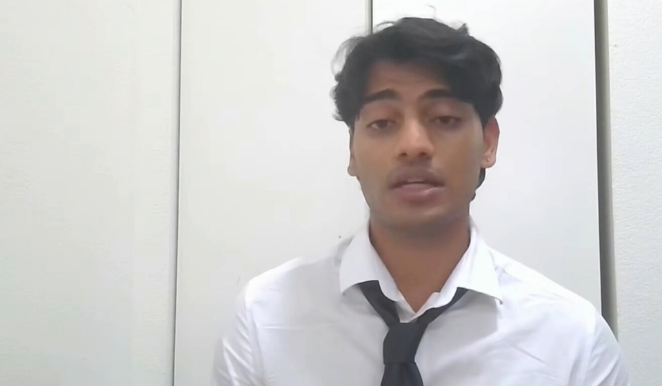 Varun Batchigari was a student in Arizona state, US, and had a history of violent behaviour. (Video grab: YT/@VarunBatchigari)