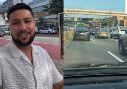 An Indian man highlighted the patience and civic sense of US motorists caught in heavy traffic. (Instagram/harsh05kumar)