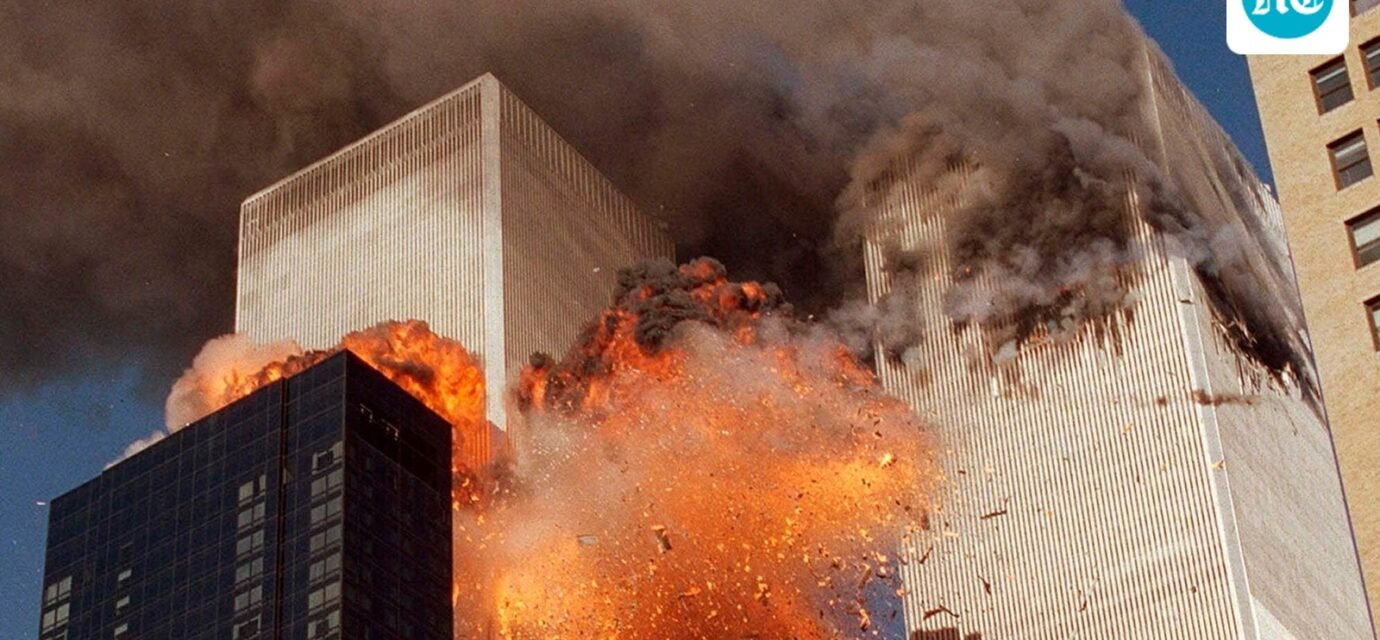 Old 9/11 conspiracy theories about the Twin Towers and Building 7 are going viral again on social media. (AP)